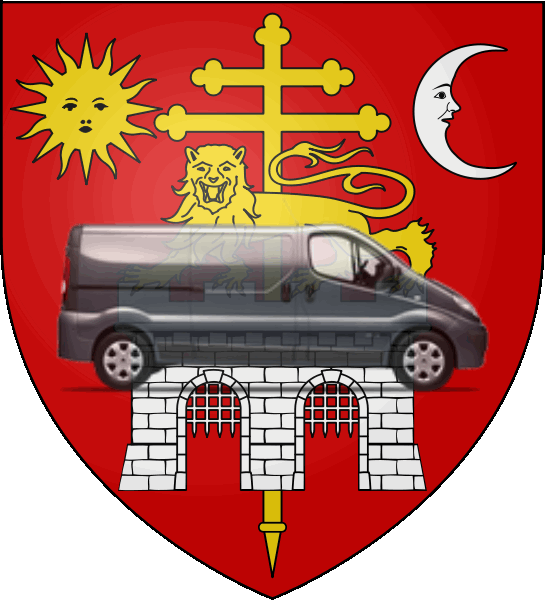 camion sur blason ville de Albi