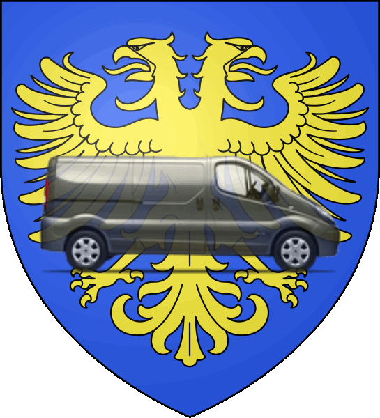 camion sur blason ville de Alençon