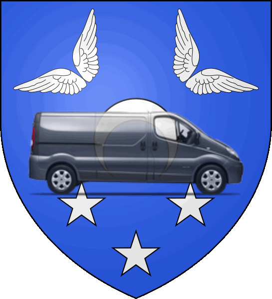 camion sur blason ville de Allauch