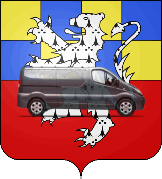 camion sur blason ville de Ambérieu-en-Bugey