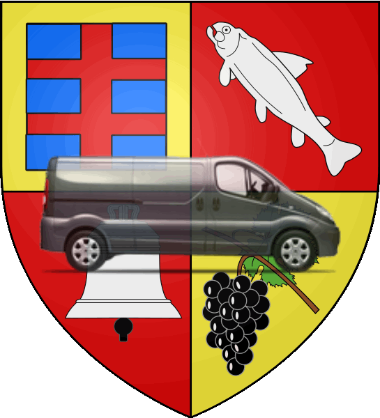 camion sur blason ville de Annecy-le-Vieux