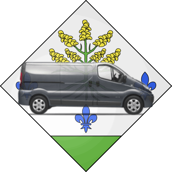 camion sur blason ville de Argelès-sur-Mer