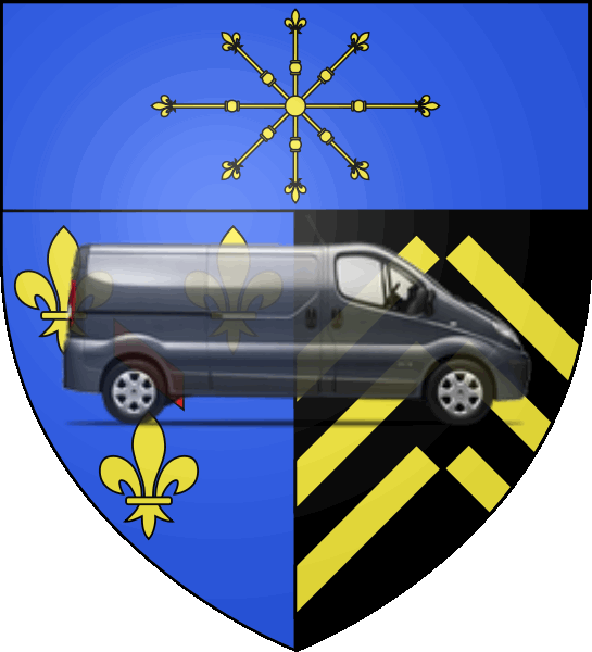 camion sur blason ville de Athis-Mons