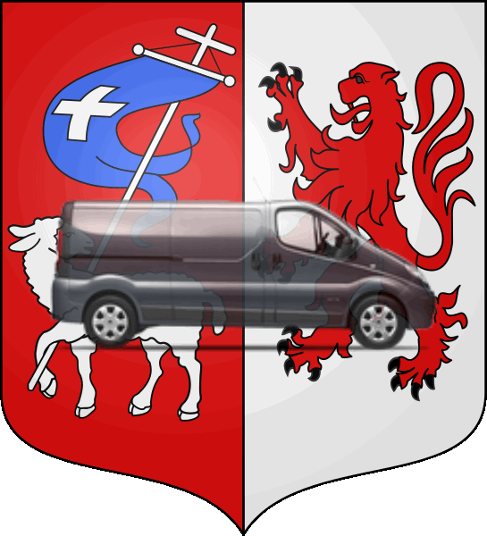 camion sur blason ville de Auch