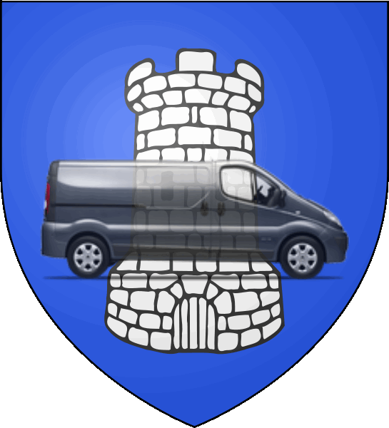 camion sur blason ville de Avallon