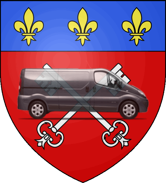 camion sur blason ville de Avon