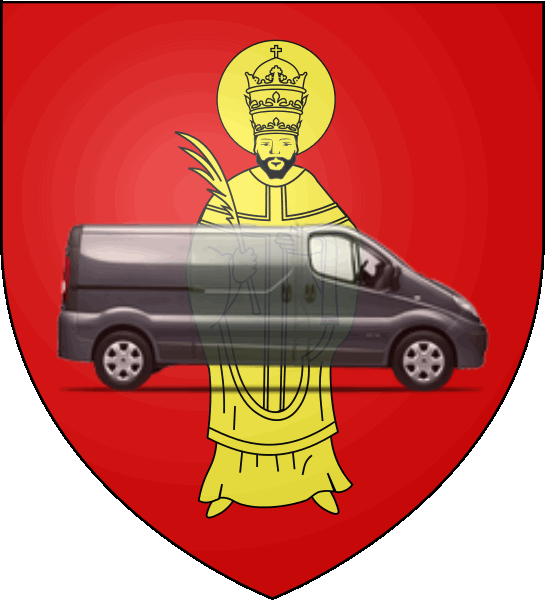camion sur blason ville de Baillargues
