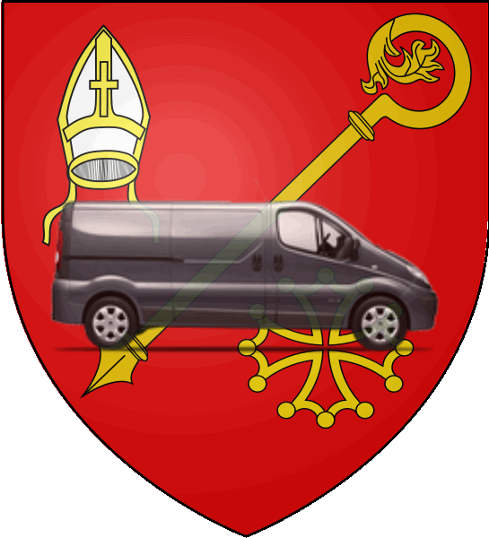 camion sur blason ville de Balma