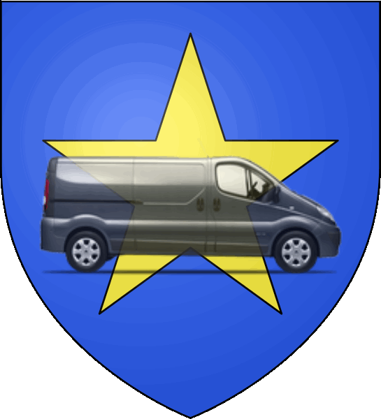 camion sur blason ville de Bandol