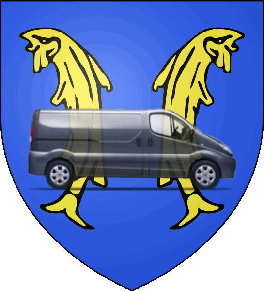 camion sur blason ville de Bavans