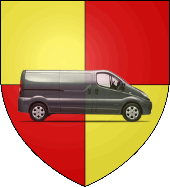 camion sur blason ville de Beaucaire
