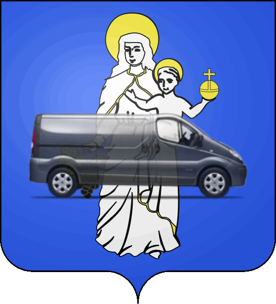 camion sur blason ville de Beaune