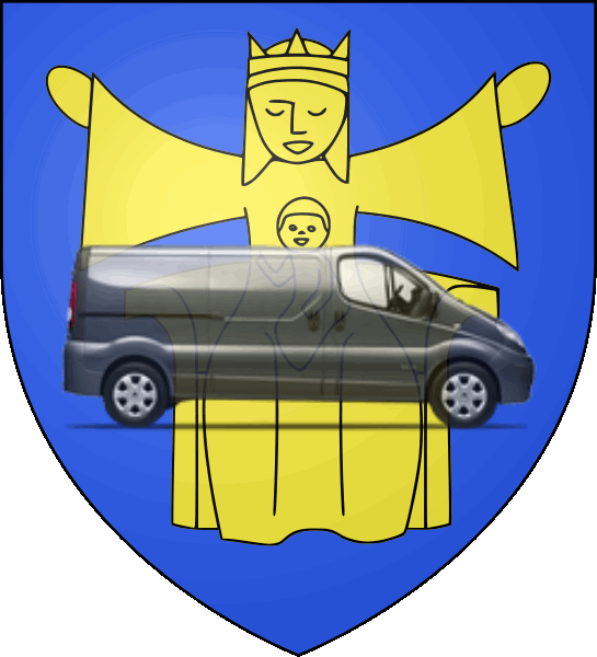 camion sur blason ville de Bischwiller