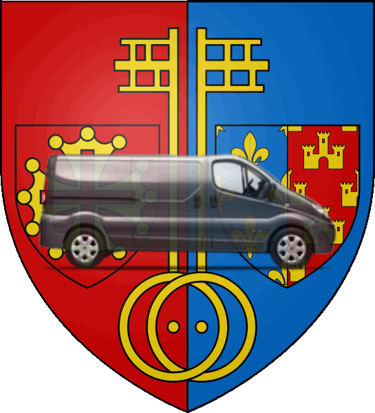 camion sur blason ville de Blagnac