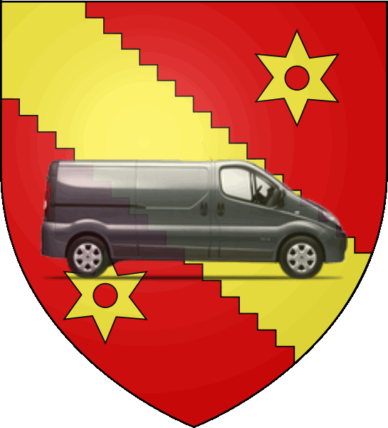 camion sur blason ville de Bouguenais