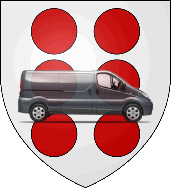 camion sur blason ville de Boulogne-sur-Gesse