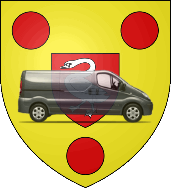 camion sur blason ville de Boulogne-sur-Mer