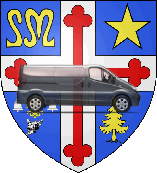 camion sur blason ville de Bourg-Saint-Maurice