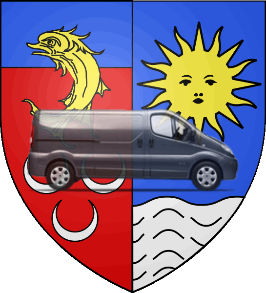 camion sur blason ville de Bourgoin-Jallieu