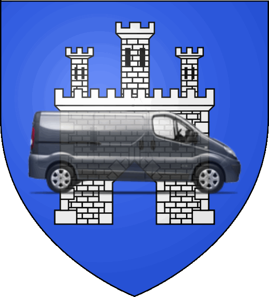 camion sur blason ville de Briançon