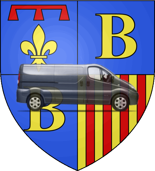 camion sur blason ville de Brignoles