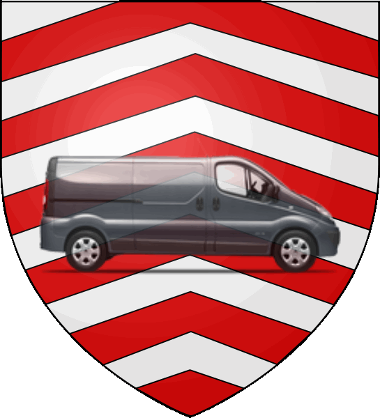 camion sur blason ville de Bully-les-Mines