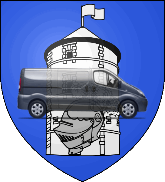 camion sur blason ville de Bussy-Saint-Georges