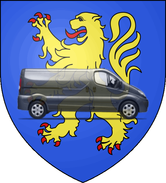 camion sur blason ville de Canet-en-Roussillon