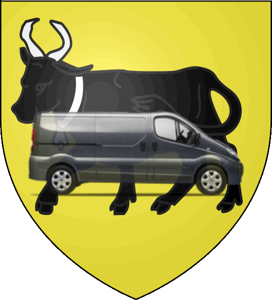 camion sur blason ville de Carhaix-Plouguer
