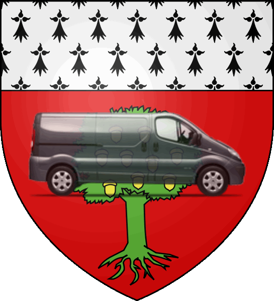 camion sur blason ville de Carquefou