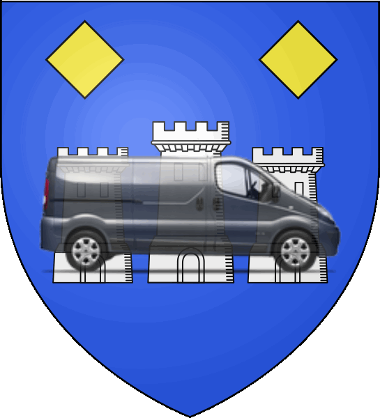 camion sur blason ville de Carros