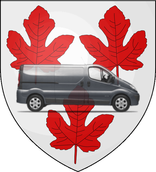 camion sur blason ville de Caudry