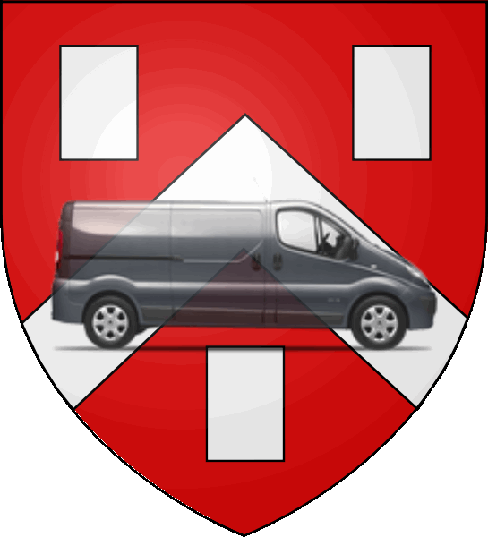 camion sur blason ville de Cesson-Sévigné