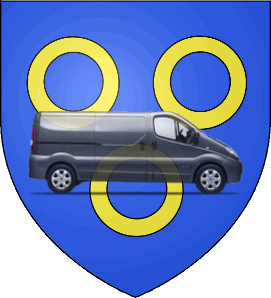 camion sur blason ville de Chalon-sur-Saône