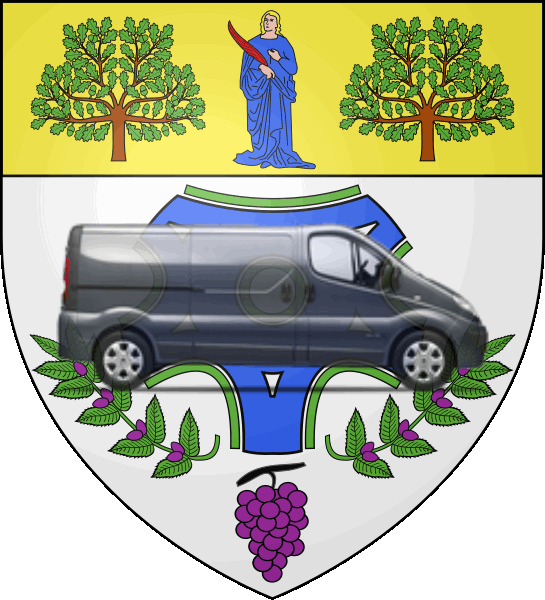 camion sur blason ville de Chambray-lès-Tours