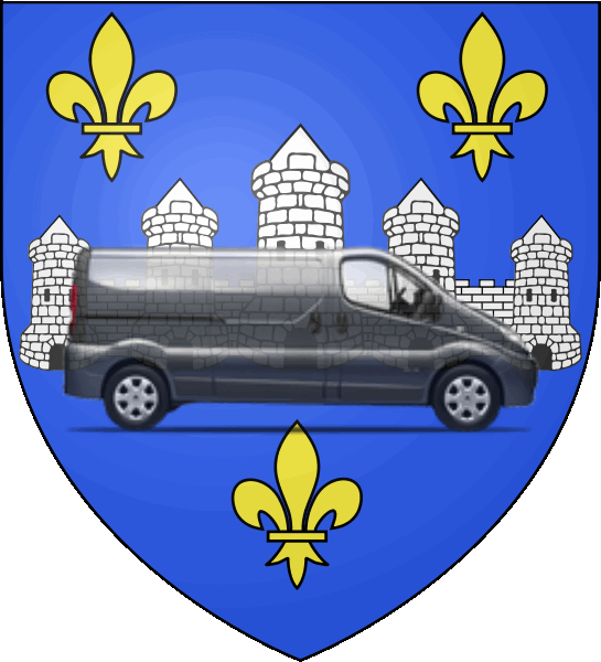 camion sur blason ville de Château-Thierry