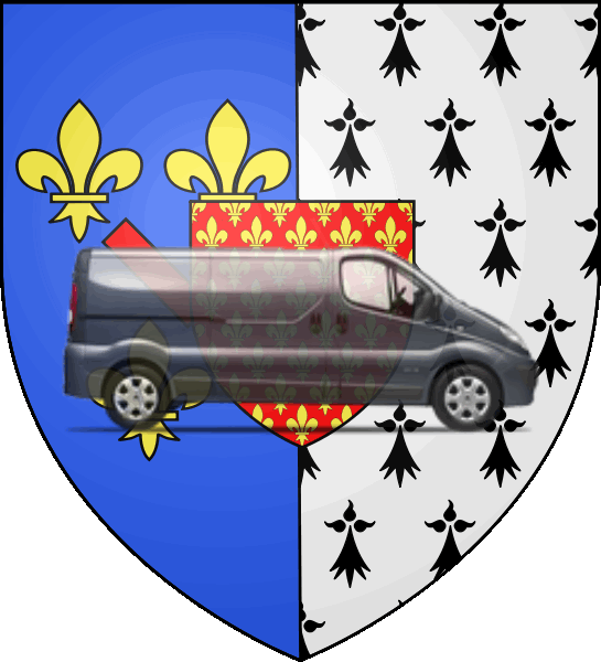 camion sur blason ville de Châteaubriant