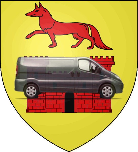 camion sur blason ville de Châteaurenard