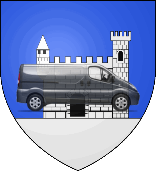 camion sur blason ville de Châtillon
