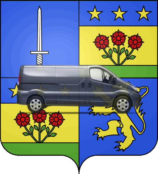 camion sur blason ville de Chatou