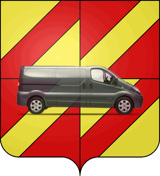 camion sur blason ville de Chemillé