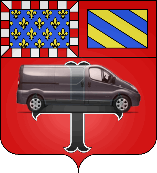 camion sur blason ville de Chenôve