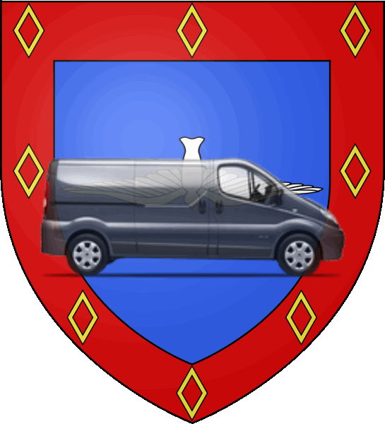 camion sur blason ville de Chevilly-Larue