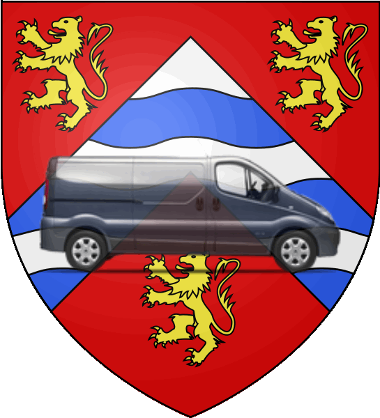 camion sur blason ville de Chilly-Mazarin