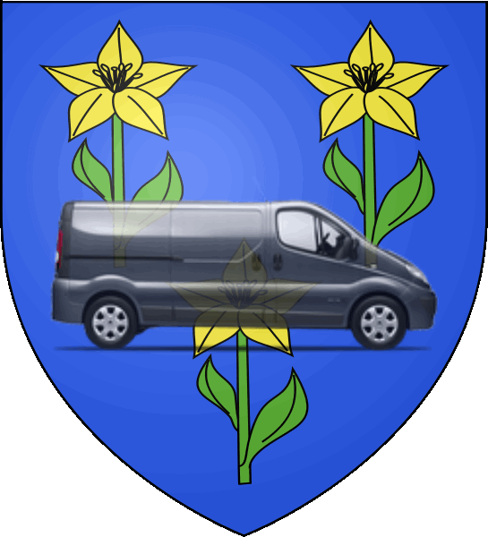 camion sur blason ville de Claye-Souilly