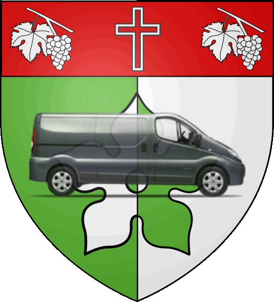 camion sur blason ville de Clichy-sous-Bois