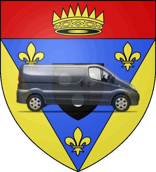 camion sur blason ville de Combs-la-Ville