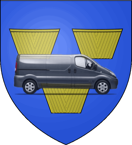 camion sur blason ville de Corbigny