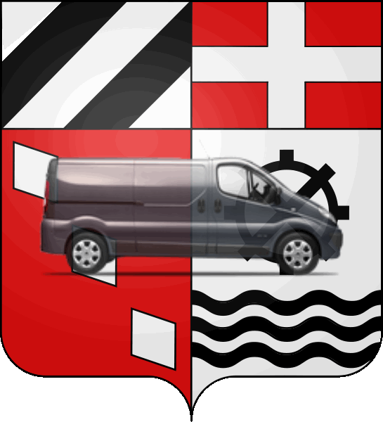 camion sur blason ville de Cran-Gevrier