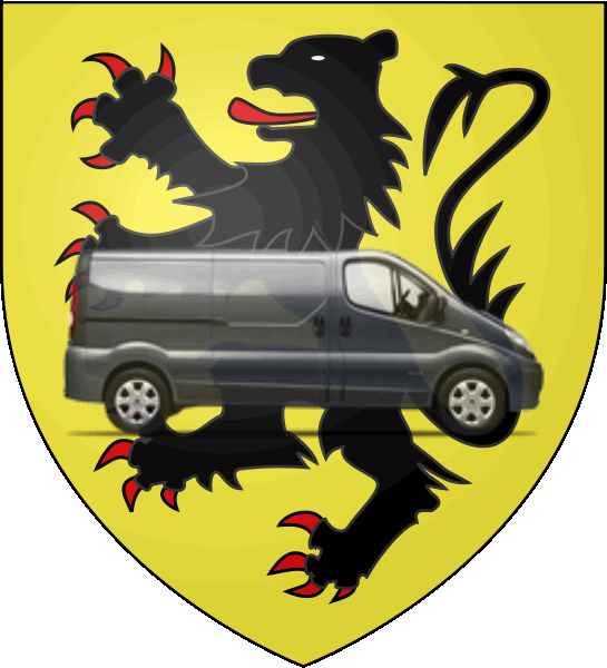 camion sur blason ville de Crépy-en-Valois